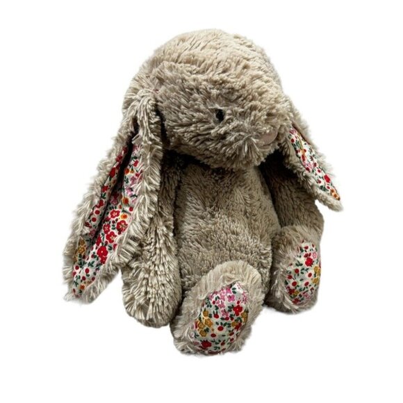 Jellycat Medium Posie Blossom Beige Bashful Bunny Rabbit Plush Toy Comforter - Picture 1 of 5